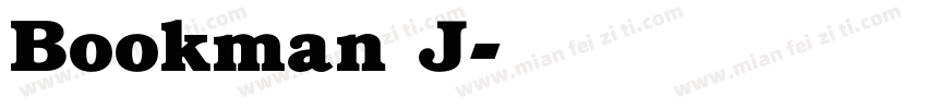 Bookman J字体转换